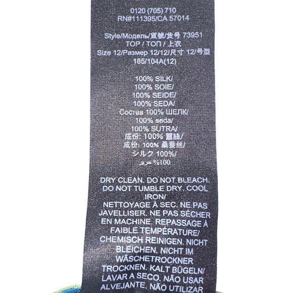 Tory Burch Printed Silk Jacquard Off The Shoulder Blouse - Picture 9 of 9